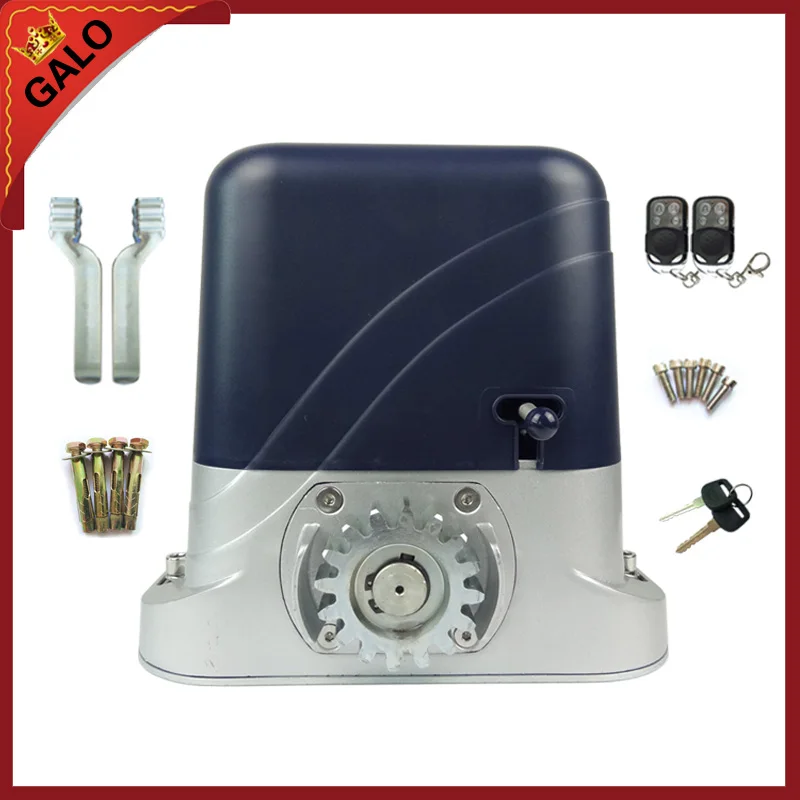 

24VDC 240V 110V electrical automatic sliding gate opener motor operator to load 800kg 4 remote controllers