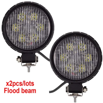 

Par36 led landscape lights with Bracket 12V/24V 6LEDs x 5w/pc IP67 Round Led work lights For john Deere Tractor x2pcs/lots