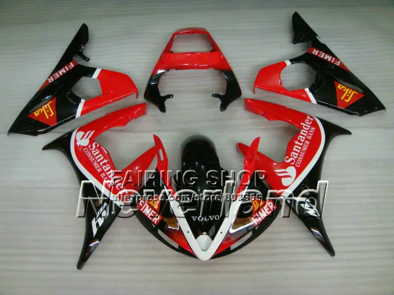 Новый комплект обтекателей для мотоцикла YAMAHA YZFR6 2003 2004 2005 матовых черных YZF R6 03 04 05