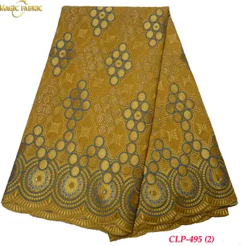 

Nigerian Swiss Voile Cotton Lace Fabric 2019 New African Swiss Voile Lace In Switzerland High Quality Swiss Dry Lace CLP-495