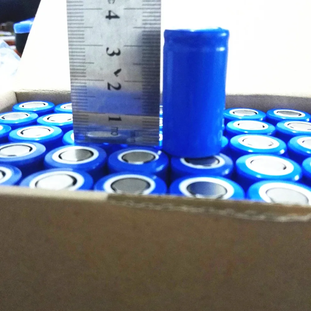 10pcs 18350 3.7V 900mah rechargeable lithium battery li-ion cell flat tip top for LED flashlight torch and laser pen GPS cell (1)