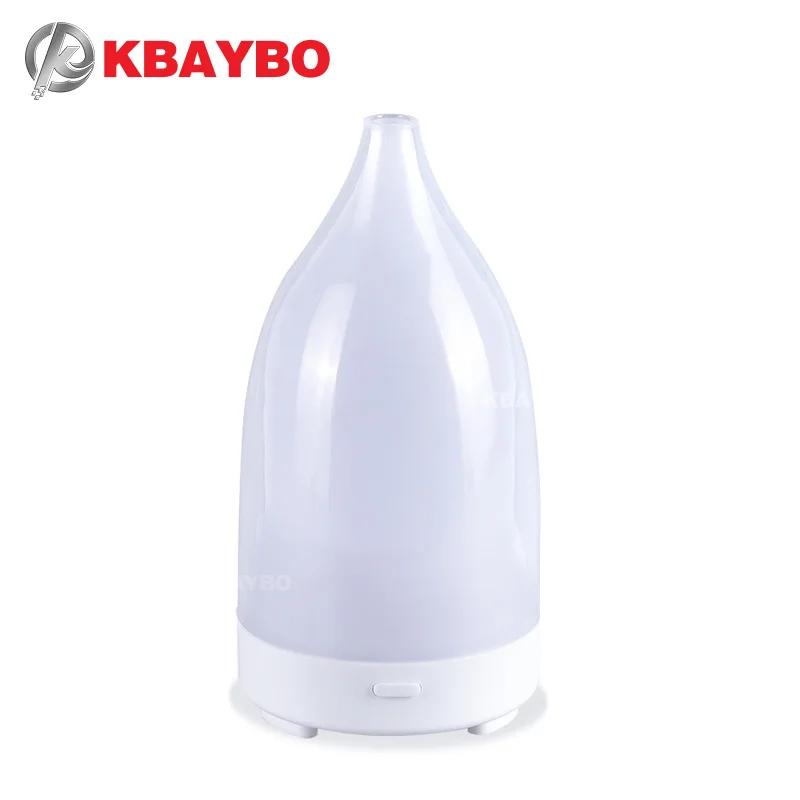 

KBAYBO USB air diffuser aroma essential oil ultrasonic diffuser 7 color LED light selection mini air humidifier for car for home