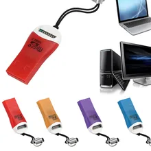Malloom высокоскоростной USB 2,0 Mini Micro SD T-Flash TF M2 Устройство для чтения карт памяти для ПК ноутбука