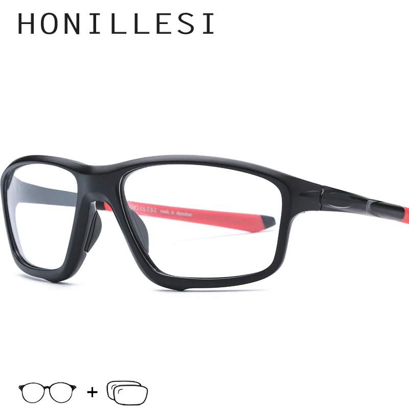 TR90 Sports Optical Prescription Glasses Frame Men Basketball Oversize