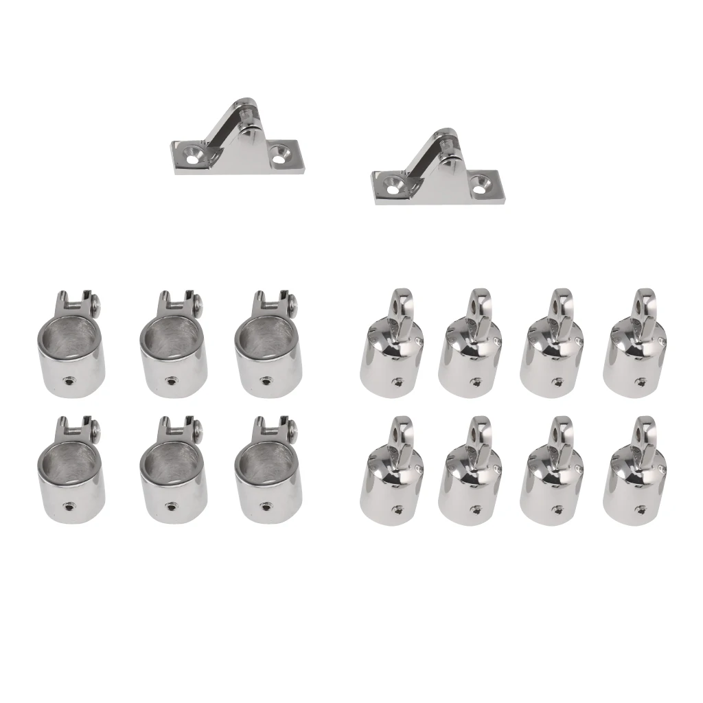 16Pcs/Set 316 Stainless Steel Boat Fittings Hardware for 4 Bow Marine