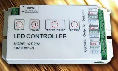 Светодиодный RGB контроллер CT902 1 5a * 9 канальный выход 30 в вход|control access|control visiblecontrol