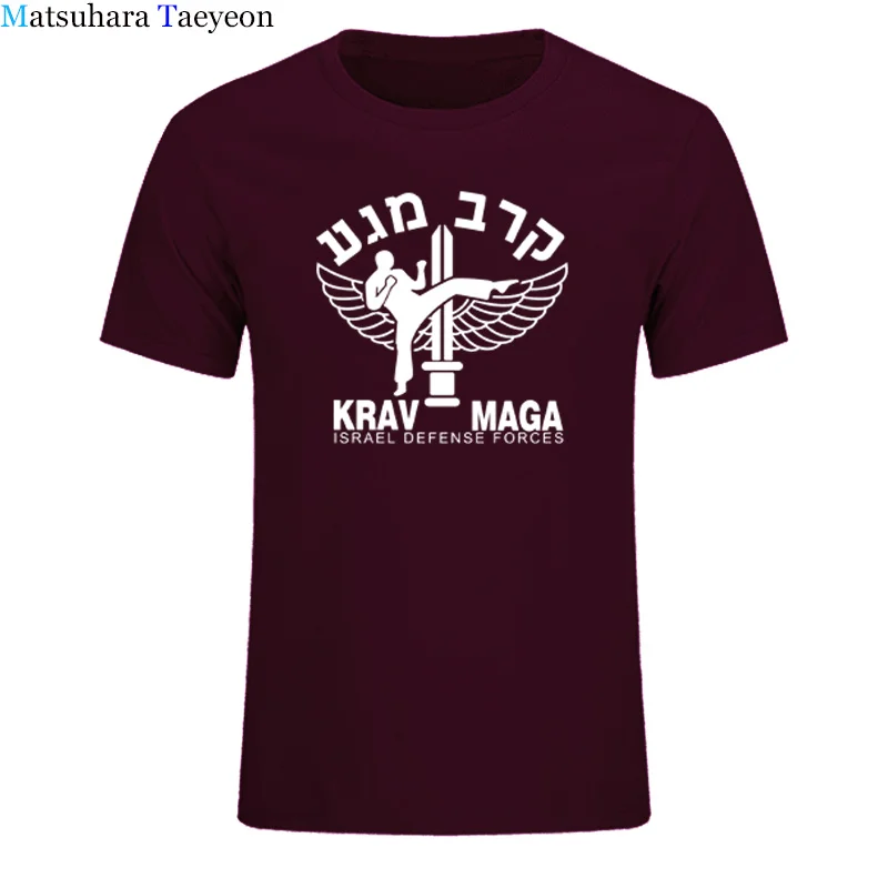 Мужская футболка с коротким рукавом, новинка, Israel Krav maga, футболки для мужчин, хлопок, Летний стиль, короткий рукав, Defense Force, футболка, топы - Цвет: 13