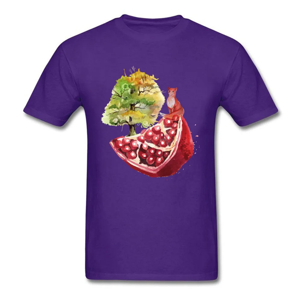watercolour epic fruit tree and fox_purple