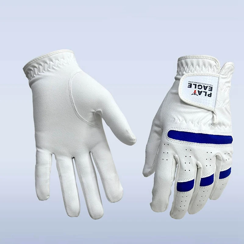 1 Pc Men's Left Hand Leica Microfiber Non-slip Women Golf Gloves Soft Breathable Sport Gloves Golf Accessories for Golfer