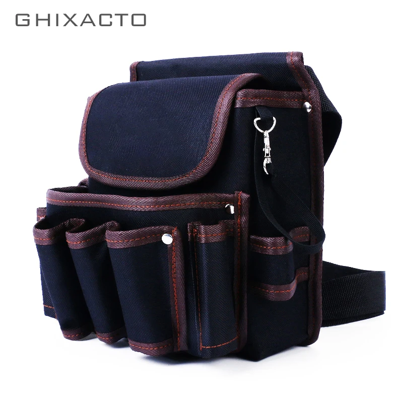 GHIX High Quality Telecommunications Holder Electrician 600D Waterproof Cloth Rivet Fixed Tool Bag Belt Utility Kit Pocket Pouch GHIX High Quality Telecommunications Holder Electrician 600D Waterproof Cloth Rivet Fixed Tool Bag Belt Utility Kit Pocket Pouch