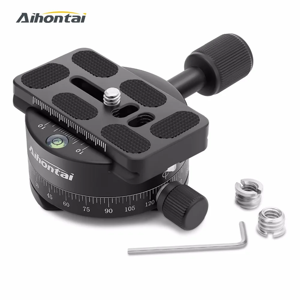 360 Panoramic Tripod Head Clamping Professional Tripod Monopod Quick