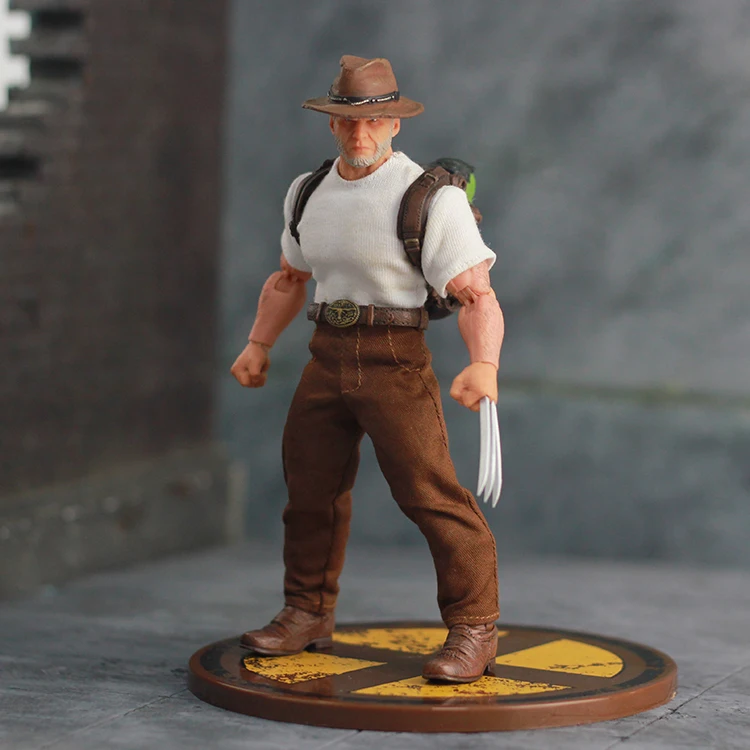 

Mezco Ant Marvel Aging Old James Logan Howlett Wolverine 3 Anime Figures Action Figure Model Toys for Collector 6 inch