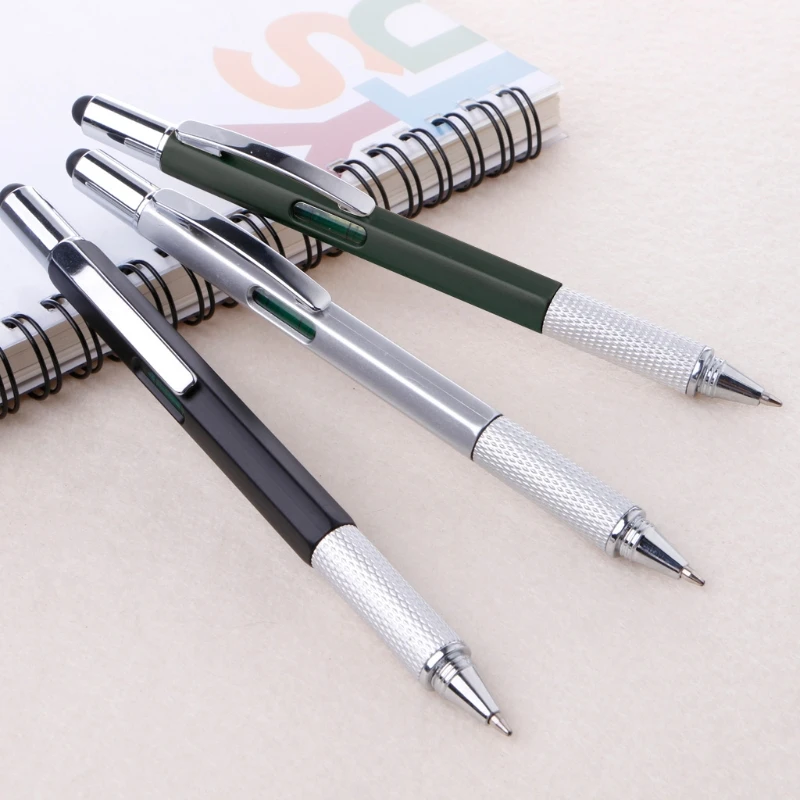 

6 in 1 Multifunction Touch Screen Tool Stylus Pen Spirit Level Ruler Screwdriver