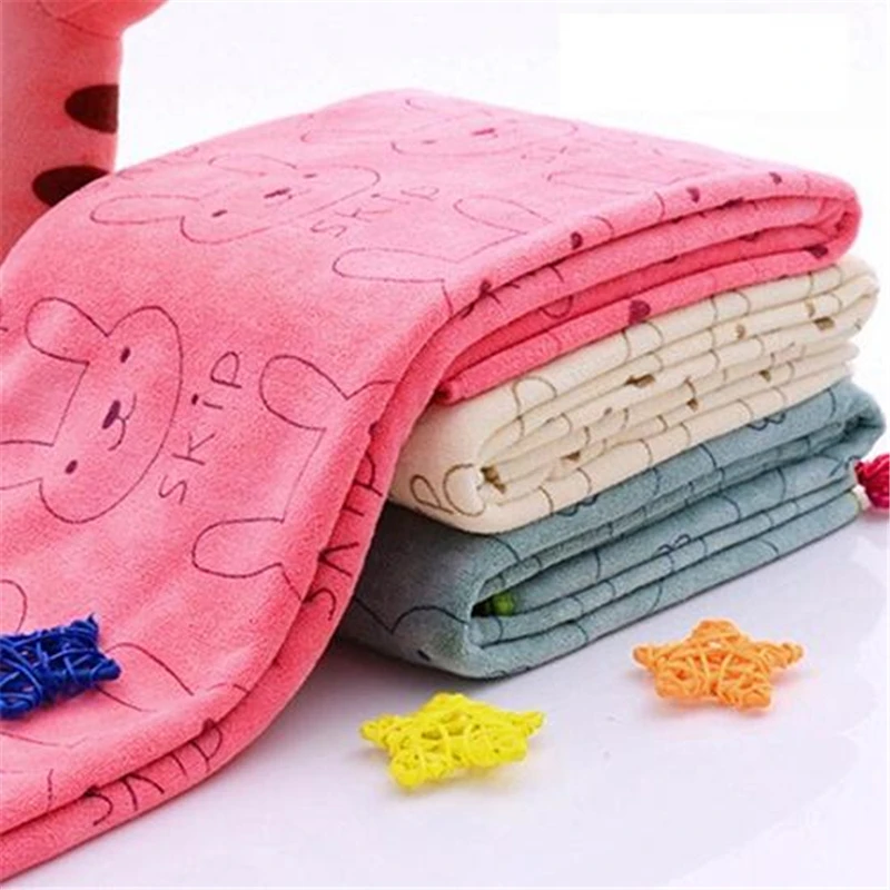 Новое поступление, детское полотенце для рук с милым Кроликом, впитывающее полотенце из микрофибры, сухое полотенце для кухни и ванной, мягкое плюшевое полотенце для посуды