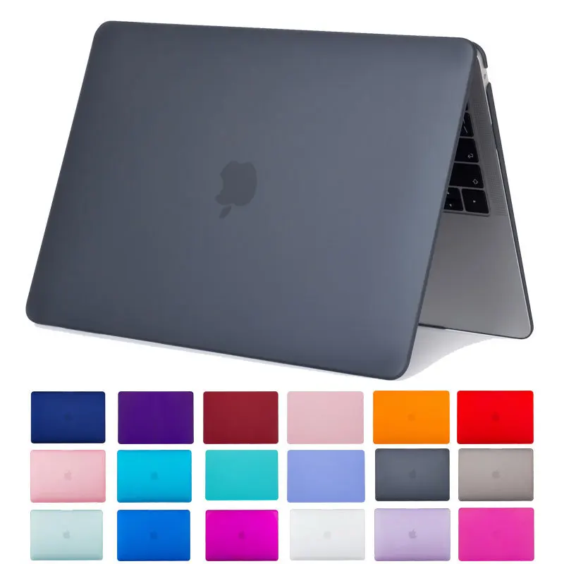 

Transparent Matte Case For MacBook Air Pro Retina 11 12 13 15 Hard Laptop Cover for Mac book Pro 13.3 15.4 inch A1708 A1502 Case