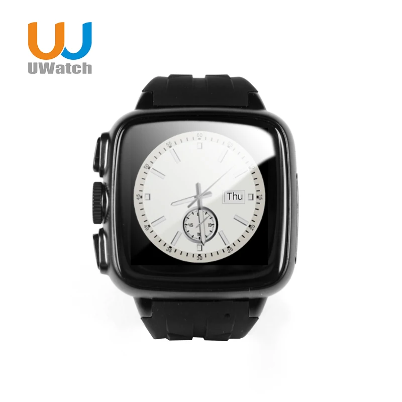 

UWATCH  UC08 3G Android Wifi BRAND Smart Watch Phone with 3.0MP Camera Support SIM Card,GRS,Heart rate ,Message Reminder