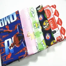 50*148 см мультфильм лягушка Олень Бэмби, чем Марио DIY ручной работы ткань, холст для пэчворка текстиль шитье DIY скатерть-занавеска