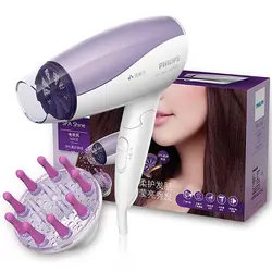 Philips Фен Profissional BHC113 с 1600 Вт анион воздуха на выходе анти-горячий SPA уход за волосами поддержка складной для бытовые