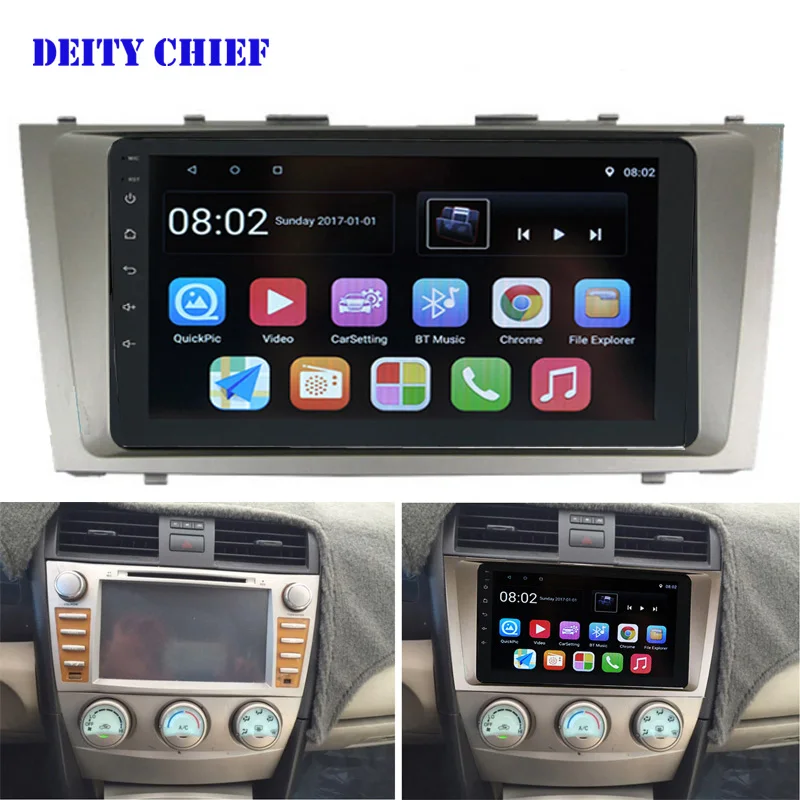 

Car 9inch Android 2din Multimedia Player for Toyota Camry 2006-2012 Quad Core GPS Navigation Player
