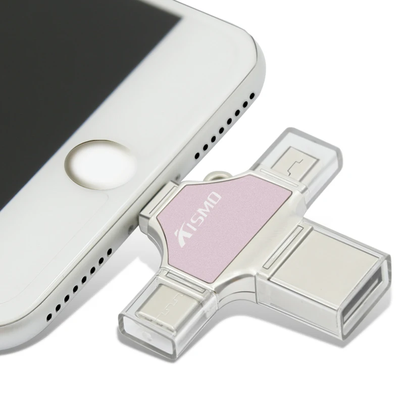 4 в 1 USB флеш накопитель для iphone 6/7/8/X S8 S9 Note 8 Huawei P10 P20 Mate 10 Xiaomi Mi8|usb mini flash drive|mini usb driveusb