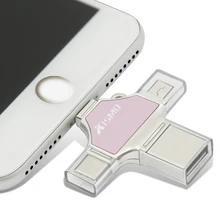High quality Mini 4 in 1 usb flash drive Type-c for iPhone Samsung Android phones laptop