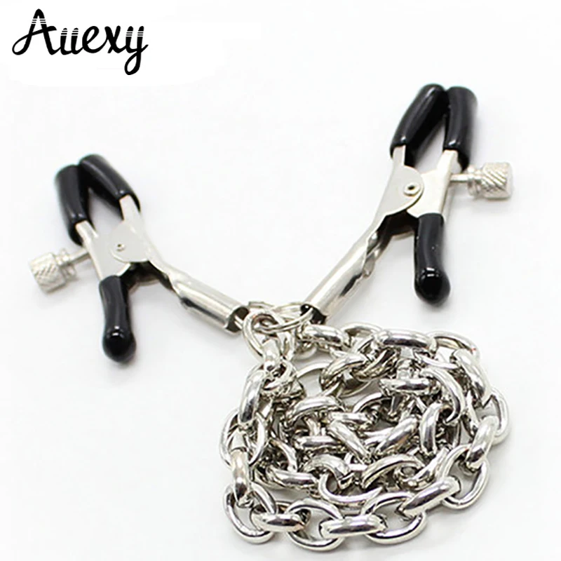 Зажимы для сосков AUEXY секс игрушки эротические грудные зажимы с металлической