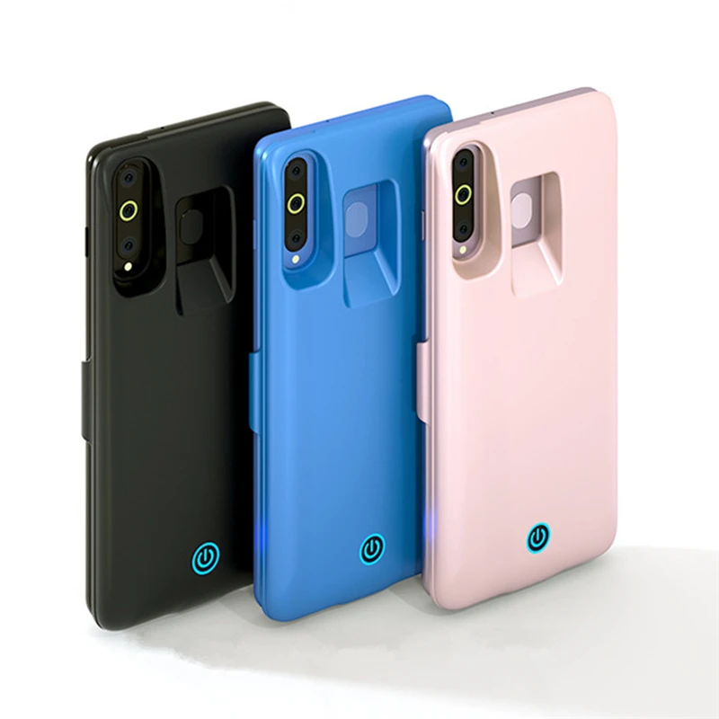 7000mah Ultra Slim Fast Charger Battery Cover for Samsung Galaxy A8s Charging Case Portable Power Bank Pack Battery Case