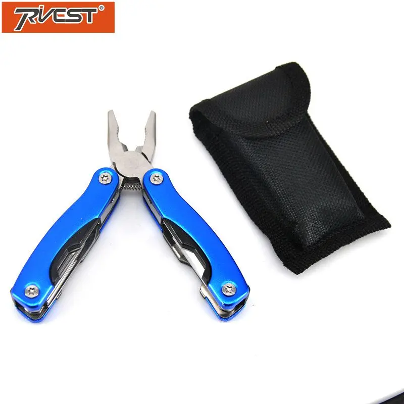 

Mini Multitool Cutting Pliers Portable Fishing Pliers Multifunction Outdoor Folding Knife Survival Tool Ailcate LED Flashlight