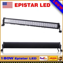 30 дюймов 180 Вт светодиодный рабочий светильник изогнутый прожектор/точечный комбинированный внедорожный грузовик внедорожник для Jeep ATV