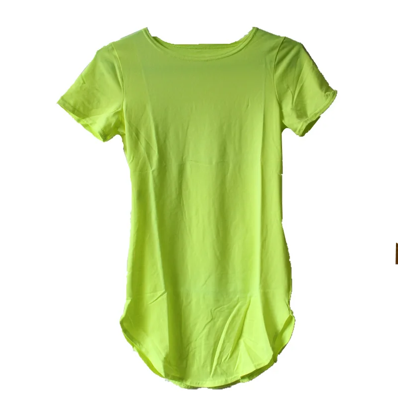 Большие размеры XXXXL вечерние платья для ночного клуба Летний Стиль Женская футболка платье Бандажное обтягивающее пляжное платье - Цвет: Fluorescent green