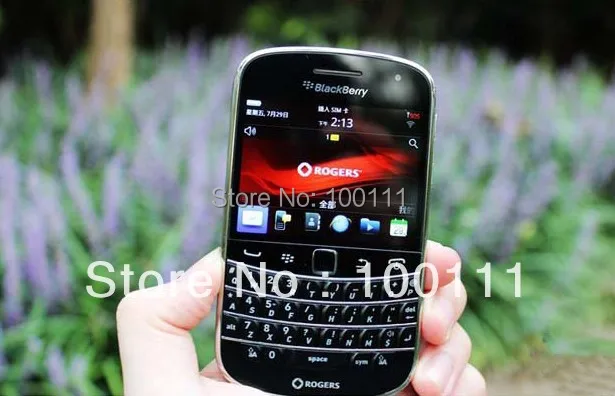 И blackberry 9900, разблокирован 3g смартфон, QWERTY Русская клавиатура+ сенсорный 2,8 дюймов, WiFi, gps, камера 5.0MP