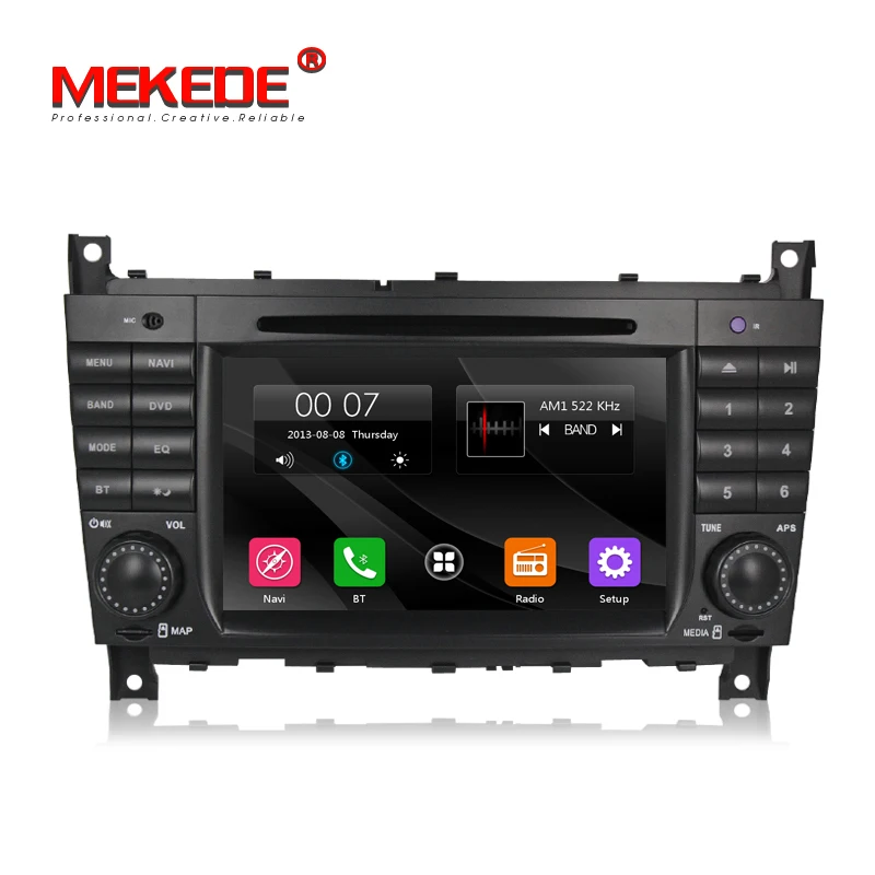 7inch screen Car DVD multimedia Player For Benz C Class W203 C230 C240 C280 CLC with BT Radio GPS navigation free shipping | Автомобили и