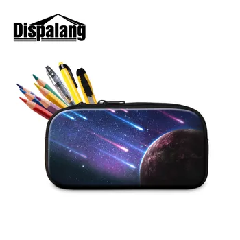 

Dispalang Universe Galaxy Star Pencil Case Womens Make Up Bag Zipper Pencil Bag Stationery Storage Bag School Students Gift