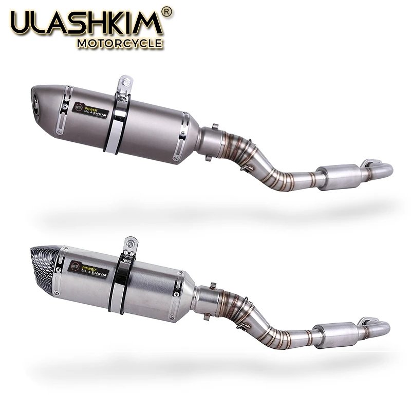 

Slip On For YAMAHA NMAX155 N MAX 155 NMAX155 Motorcycle Exhaust Full System Modified Front Middle Link Pipe Muffler