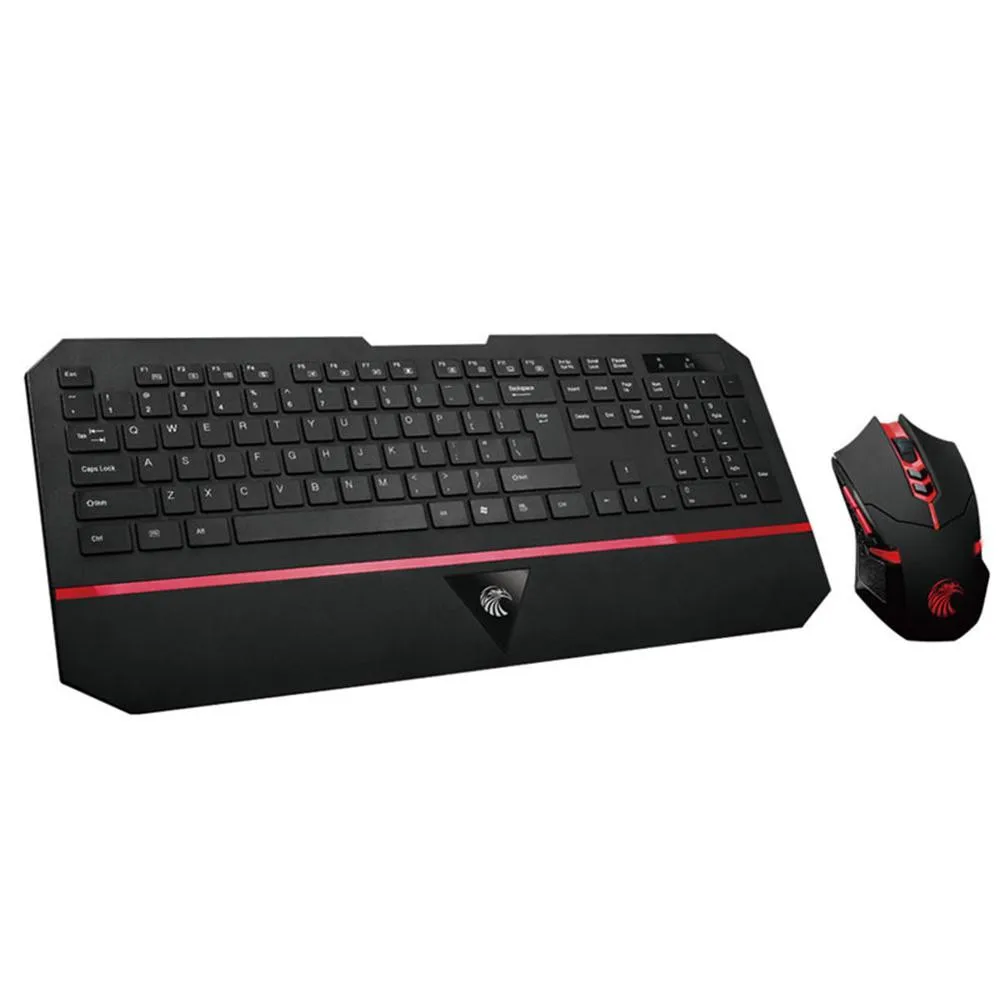 

E-Element 2.4GHz Ultra-slim E780 Wireless Combo Keyboard and 200DPI Mouse Super Silent 18 Months Battery Life Black