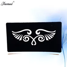 Индийский Менди водонепроницаемый трафареты татуировки для женщин девушек тело Ноги руки назад искусство поддельные полые татуировки шаблон стикер AG151