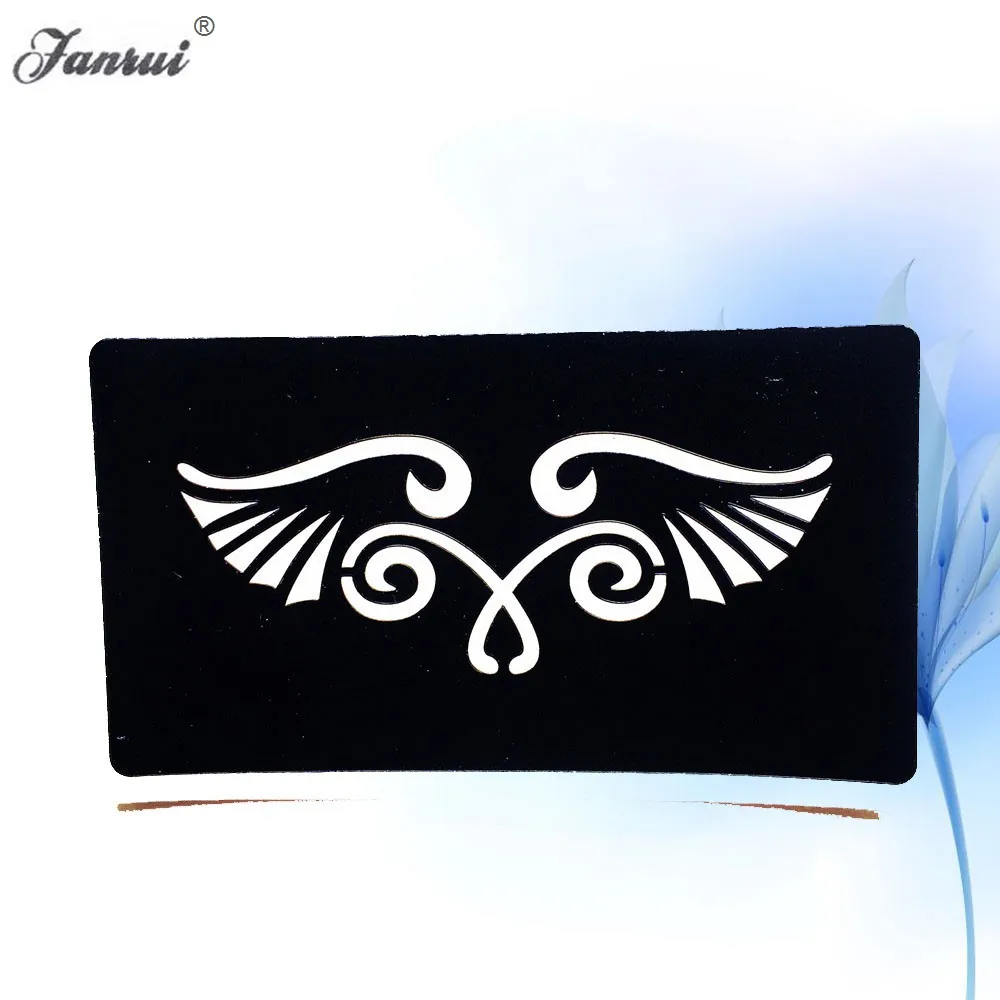 

Indian Mehndi Waterproof Tattoo Stencils Women Girl Body Legs Hands Back Art Fake Hollow Tattoo Template Sticker AG151