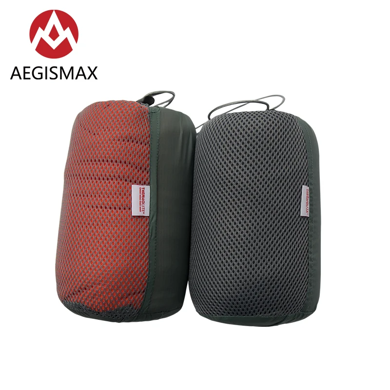 AEGISMAX Thermolite warm 5/8 degrees Celsius sleeping bag liner outdoor camping portable single sleeping pad lock temperature 5