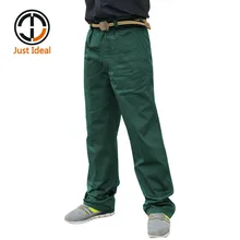 Новые мужские повседневные штаны рабочие штаны карго с множеством карманов длинные брюки фирменная одежда Большие размеры ID612