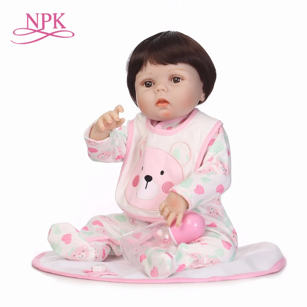 NPK 57CM Full Silicone Body Bebe Reborn Doll Lifelike Baby-Reborn Toys For Babies Kids Bathe Toys Girls Birthday Gift Brinquedos цена NPK 57CM Full Silicone Body Bebe Reborn Doll Lifelike Baby-Reborn Toys For Babies Kids Bathe Toys Girls Birthday Gift Brinquedos цены онлайн