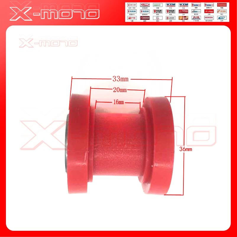 2pcs of 8mm 10mm Chain Roller Slider Tensioner Wheel Guide Pit Dirt Mini Bike Moto Atv High Quality M8 M10 Free