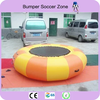 

Free Shipping Diameter 2m 0.9mm PVC Inflatable Water Trampoline Water Jumping Bed Jumping Trampoline