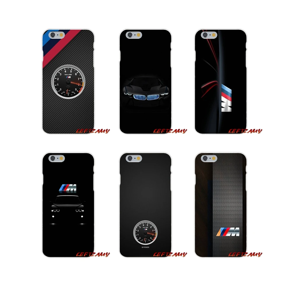 

For iPhone X XR XS MAX 4 4S 5 5S 5C SE 6 6S 7 8 Plus luxury car bmw M logo Accessories Phone Shell Covers