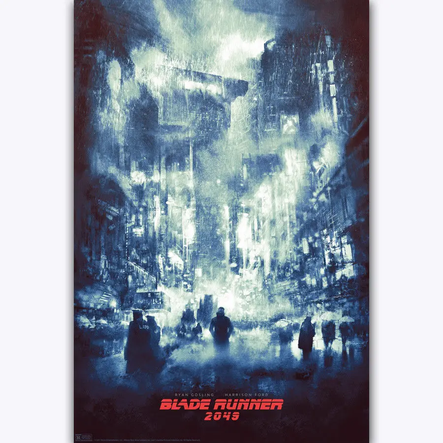 Blade Runner 2049 Cool Collector's 2017 3-Silk Art Poster Wall Sicker Decoration Gift