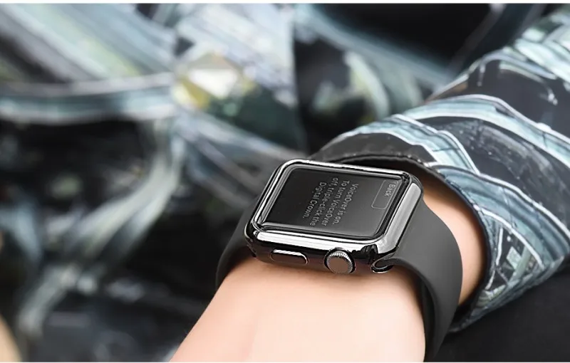 HOCO Мягкий силиконовый чехол с золотым покрытием для Apple Watch Series 2, чехол для iWatch Series 3, защитный чехол из ТПУ, 42 мм, 38 мм