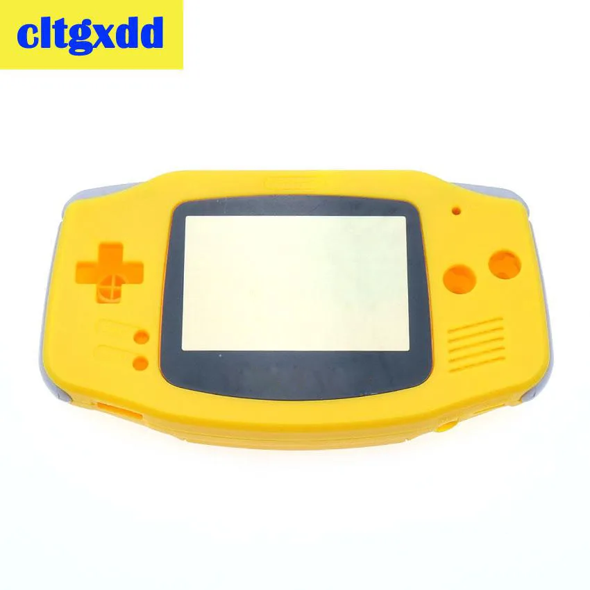 Cltgxdd полный запасной Корпус Корпуса для nintendo Game Boy GBA прозрачный синий корпус игровой консоли - Цвет: yellow