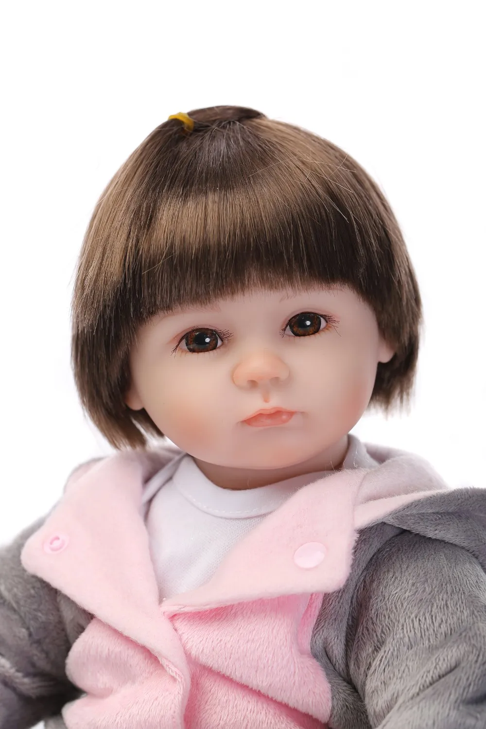 NPK Bebes Reborn Dolls de Silicone Girl Body 43 см слон adora кукла игрушки для девочек boneca Baby Bebe кукла лучшие подарки игрушки