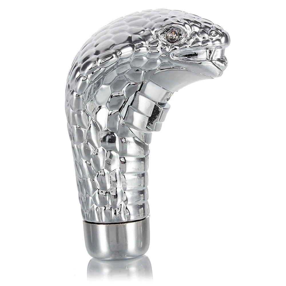 

Car Modified Gear Head Cobra Shift Head With Stick Led Eye Manual Gear Shift Knob Auto Gear Shift Knob Head with LED Flash Light