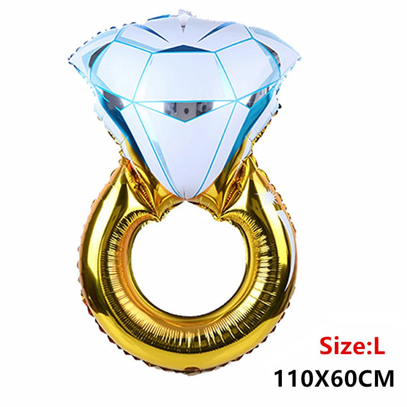 Big-Diamond Круглые металлические конфетти, Балон, свадебные шары, динозавр, шары, детский душ, день рождения, украшение для взрослых детей, воздушный шар на день рождения - Цвет: Big-Diamond