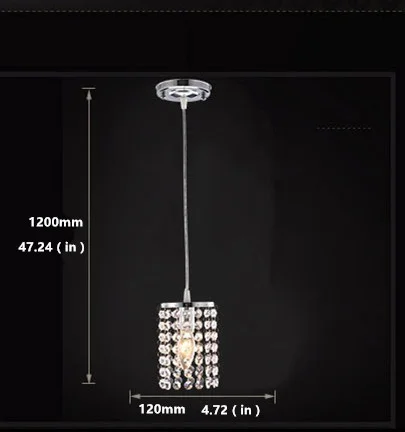 Промышленные подвесной светильник Led Хрустальные люстры и Pandants E27 светильники